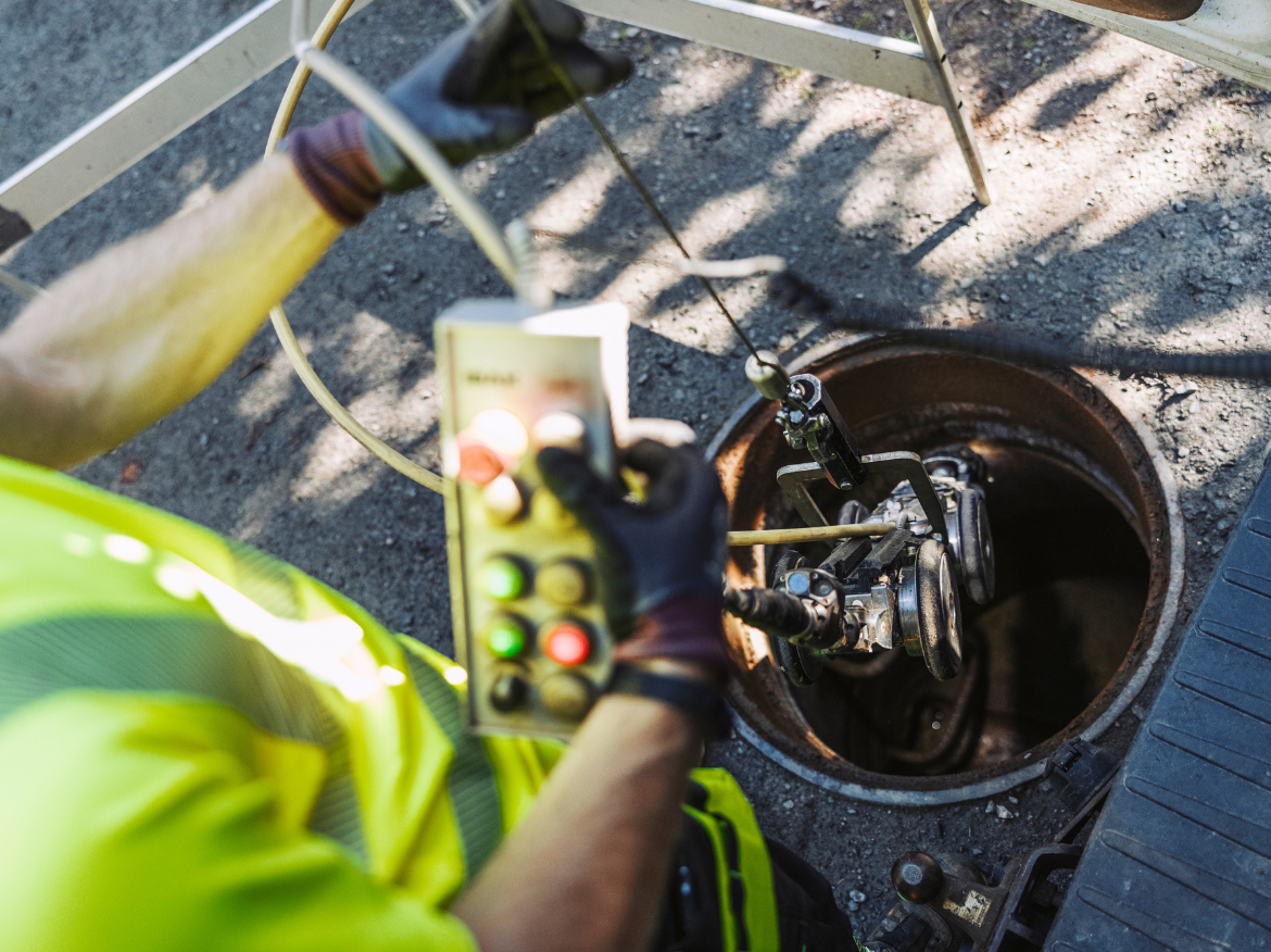 Pipe inspection using camera and specialized equipment