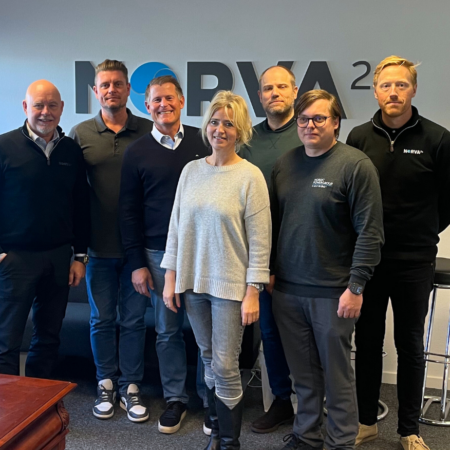 Representatives from Norva24 Sweden and Denmark during the meeting